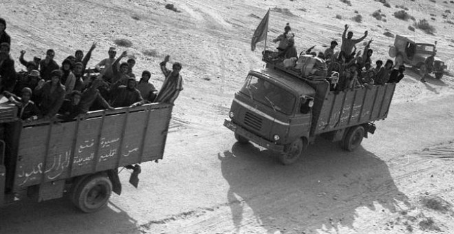 La Marcha Verde se aproxima a la frontera española